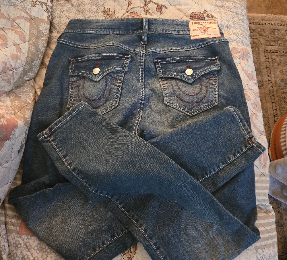 True Religion Dark Blue Jennie‎ Curvy Women's Skinny Jeans